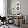 MITTCIRKEL/SPÄND - desk, lively pine effect/black, 140x60 cm | IKEA Indonesia - PE945586_S1