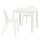 LIDÅS/EKEDALEN - meja dan 2 kursi, putih/putih putih, 80/120 cm | IKEA Indonesia - PE945632_S1