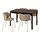 KRYLBO/EKEDALEN - meja dan 4 kursi, cokelat tua/Tonerud krem tua, 120/180 cm | IKEA Indonesia - PE945624_S1