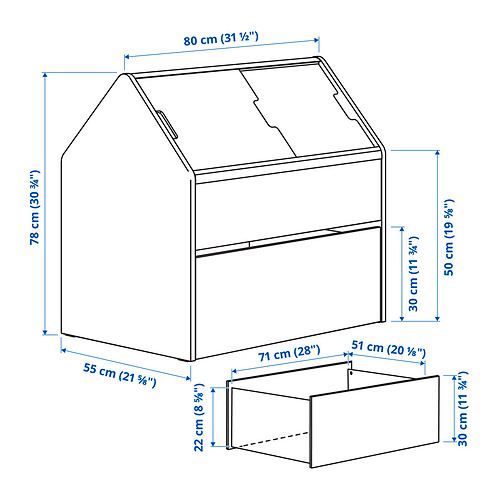 VITBJÖRN Measurement Illustration