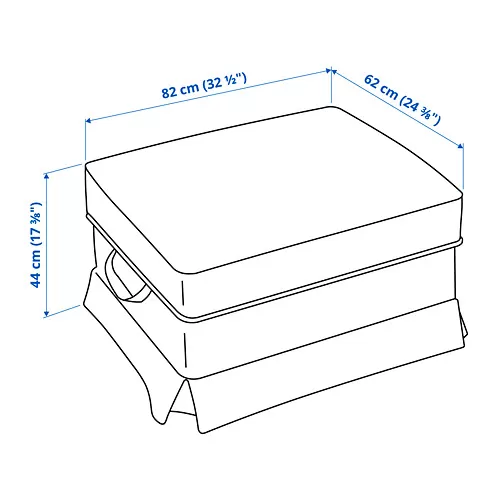 EKTORP Measurement Illustration