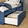 MALM - bed frame, high, w 2 storage boxes, blue/Lönset, 180x200 cm | IKEA Indonesia - PE945707_S1