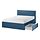 MALM - bed frame, high, w 2 storage boxes, blue/Lönset, 180x200 cm | IKEA Indonesia - PE945705_S1