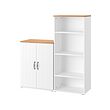 SKRUVBY - Storage combination, white, 130x140 cm