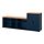 SKRUVBY - TV storage combination, black-blue, 226x38x90 cm | IKEA Indonesia - PE877921_S1