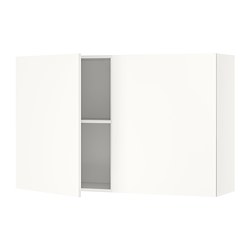KNOXHULT - Kabinet dinding dg pintu, putih, 120x75 cm
