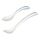 BÖRJA - feeding spoon and baby spoon, white/blue | IKEA Indonesia - PE982170_S1