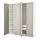 PAX/FLISBERGET - wardrobe, white/light beige, 200x60x236 cm | IKEA Indonesia - PE737811_S1