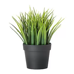 FEJKA - Tanaman tiruan dalam pot, dalam/luar ruang rumput, 9 cm