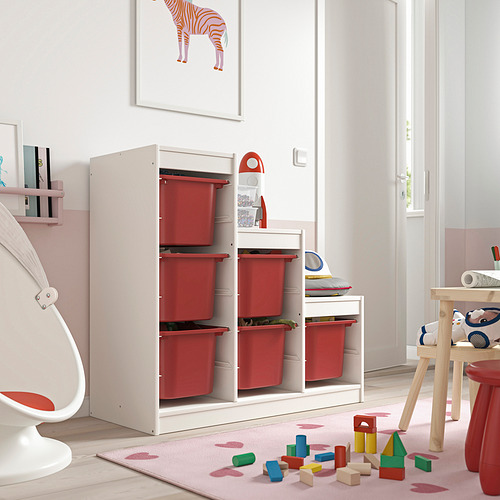 TROFAST storage combination with boxes