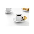 IKEA 365+ - Cangkir dan tatakan espresso, putih, 6 cl
