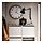 PLUTTIS - jam dinding, hitam, 52 cm | IKEA Indonesia - PE945891_S1