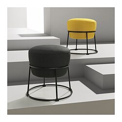 EMMISLÖV - Pouffe, Vissle abu-abu tua