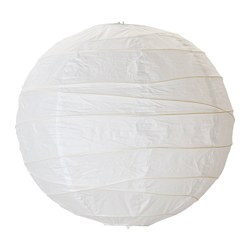 MOJNA Pendant lamp shade - textile/white 47 cm (19 )