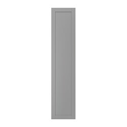 GULLABERG - Door with hinges, grey, 50x229 cm