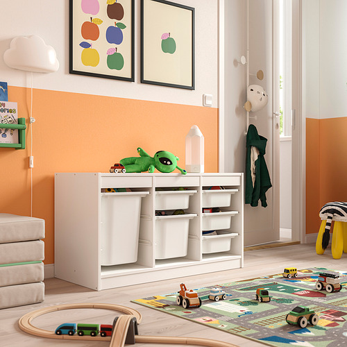 TROFAST storage combination with boxes