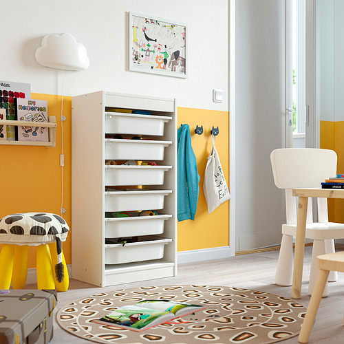 TROFAST storage combination with boxes