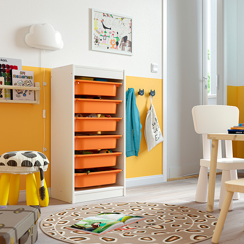 TROFAST storage combination with boxes