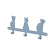 BARNDRÖM - Rak kenop dengan 3 kenop, kucing, 34 cm