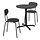 STENSELE/ÖSTANÖ - table and 2 chairs, anthracite anthracite/Remmarn dark grey, 70 cm | IKEA Indonesia - PE945979_S1