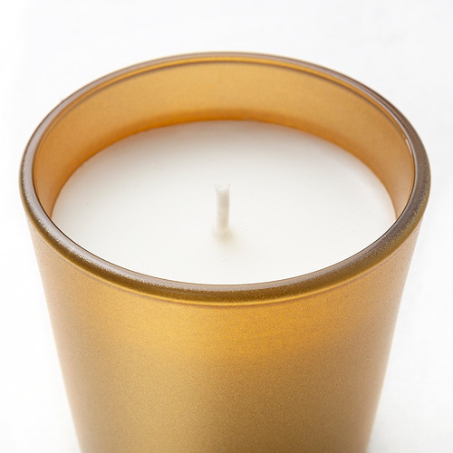 GOKVÄLLÅ scented candle in glass