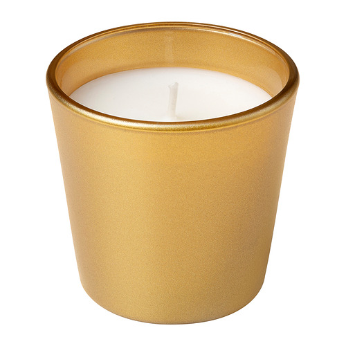 GOKVÄLLÅ scented candle in glass