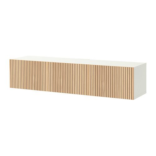 BESTÅ meja TV dengan pintu