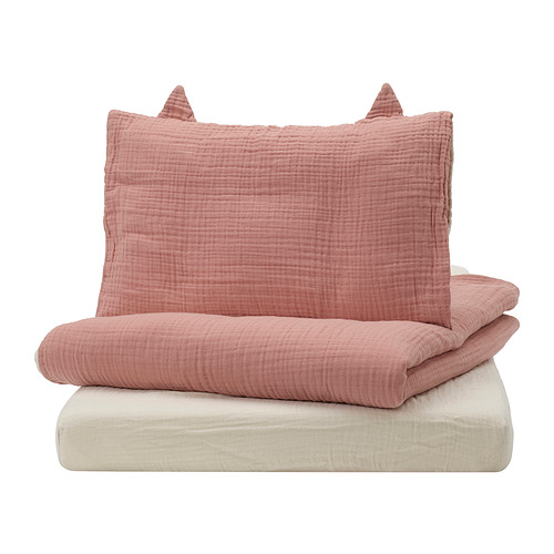 GULDVÄVARE 3-piece bedlinen set for cot