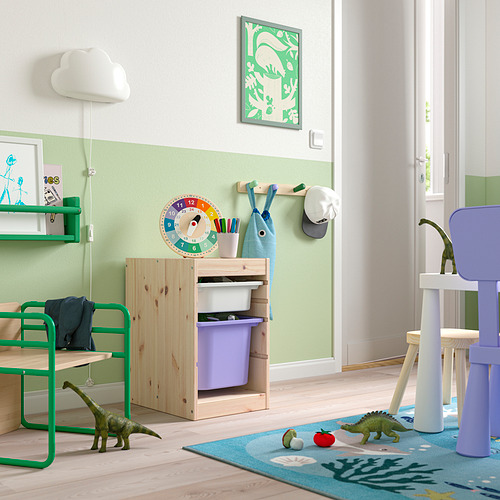 TROFAST storage combination with boxes