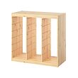 TROFAST - frame, light white stained pine/room divider, 93x44x91 cm | IKEA Indonesia - PE982530_S2