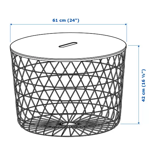 KVISTBRO Measurement Illustration