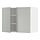 METOD - wall cabinet with shelves/2 doors, white/Havstorp light grey, 80x37x60 cm | IKEA Indonesia - PE916124_S1