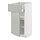 METOD/MAXIMERA - base cabinet with drawer/door, white/Havstorp light grey, 40x37x80 cm | IKEA Indonesia - PE916044_S1