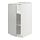 METOD - base cabinet with shelves, white/Havstorp light grey, 40x60x80 cm | IKEA Indonesia - PE916146_S1