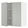 METOD - wall cabinet with shelves/2 doors, white/Havstorp light grey, 80x37x80 cm | IKEA Indonesia - PE916065_S1