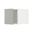 METOD - Kabinet atas, putih/Havstorp abu-abu muda, 40x60x40 cm