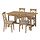 INGOLF/NORDVIKEN - meja dan 4 kursi, warna antik/Nolhaga abu-abu-krem warna antik, 152/223 cm | IKEA Indonesia - PE946109_S1