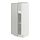 METOD - base cabinet with shelves, white/Havstorp light grey, 30x37x80 cm | IKEA Indonesia - PE916094_S1