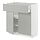 METOD/MAXIMERA - base cabinet with drawer/2 doors, white/Havstorp light grey, 80x37x80 cm | IKEA Indonesia - PE916210_S1