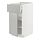 METOD/MAXIMERA - base cabinet with drawer/door, white/Havstorp light grey, 40x60x80 cm | IKEA Indonesia - PE916188_S1