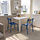 MELLTORP/GENESÖN - meja dan 2 kursi, putih putih/logam biru, 75 cm | IKEA Indonesia - PE916284_S1