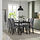 DANDERYD/BERGMUND - table and 4 chairs, black/Gunnared medium grey, 130 cm | IKEA Indonesia - PE916323_S1