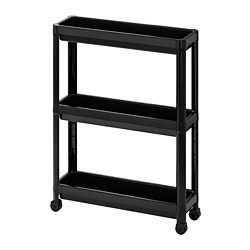 VESKEN - Trolley, black, 54x18x71 cm