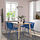 KRYLBO/LISABO - table and 4 chairs, ash veneer/Tonerud blue, 140 cm | IKEA Indonesia - PE916328_S1