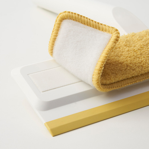 PEPPRIG 2-in 1 squeegee/microfibre pad