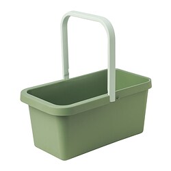 PEPPRIG - Cleaning bucket and caddy, green