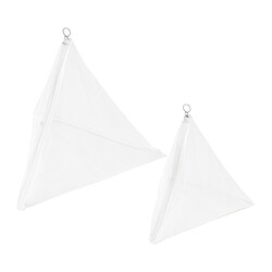 SLIBB - Washing bag, set of 2, white/grey