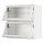 METOD - kab dinding horizontal dg 2 pntu kc, putih/Hejsta kaca bening putih, 80x80 cm | IKEA Indonesia - PE878204_S1