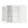 METOD - kabinet dinding dg rak/2 pintu kaca, putih/Hejsta kaca bening putih, 80x37x60 cm | IKEA Indonesia - PE878189_S1