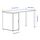 ALEX/ANFALLARE - desk, bamboo/white, 140x65 cm | IKEA Indonesia - PE916500_S1